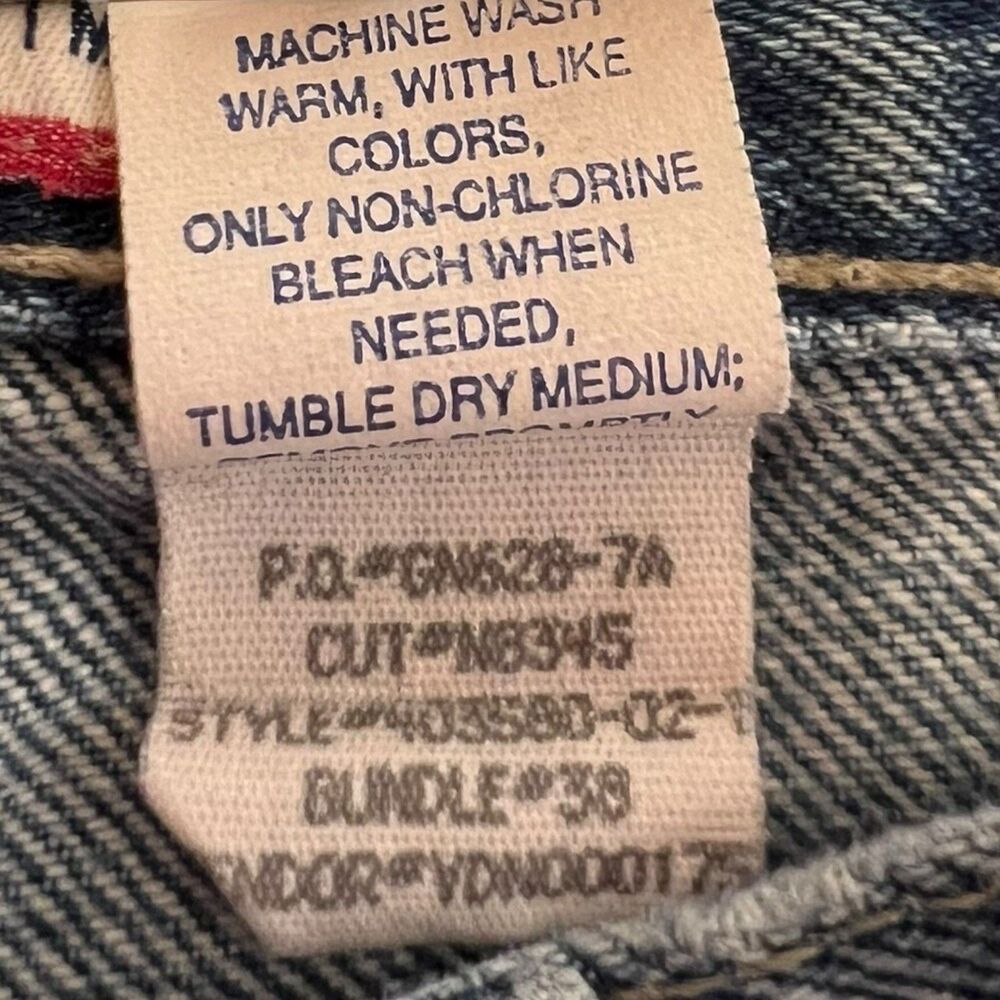 Y2K Bootcut Jeans Size 4 Straight Leg 100% Cotton Vintage Denim Effortless Fit - Picture 10 of 10